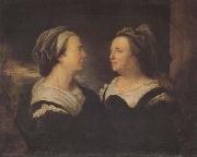 Hyacinthe Rigaud Two Views of the Artist's Mother (mk45) oil painting
